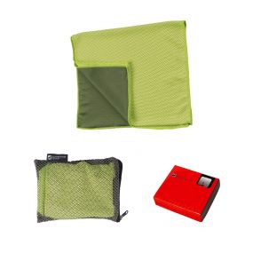 SCHWARZWOLF LANAO outdoorový chladící ručník zelený 30x100 cm zelená
