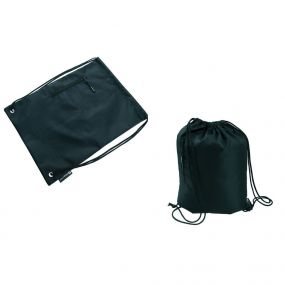 SCHWARZWOLF NUNAVUT stahovací batoh černý 420D polyester černá